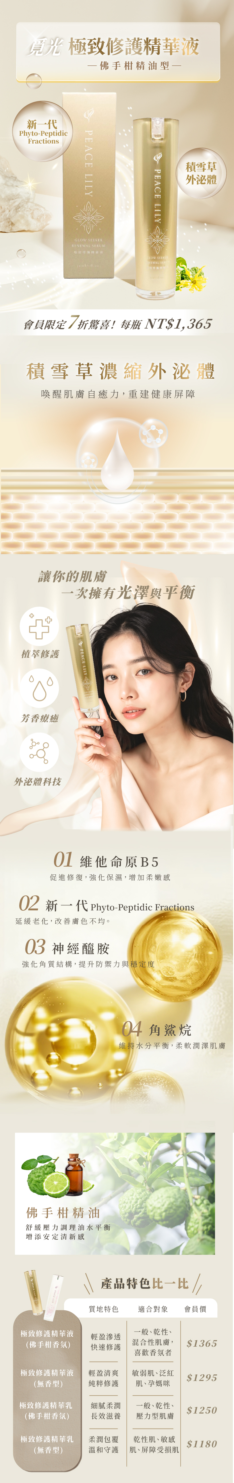 覓光_極致修護精華液_佛手柑精油型